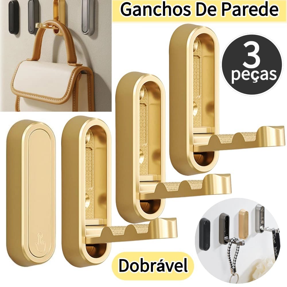 Invisível Dobrável Roupas Ganchos para Banheiro Toalha Mochila Casaco Robe cabides sem Sucção De Perfuração