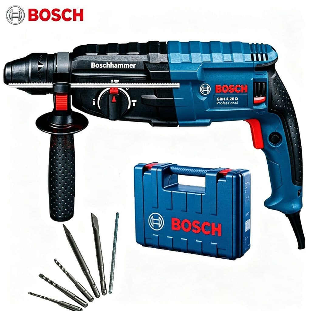 Furadeira De Martelo GBH 2-28 D Bosch Rompedor1600W SDS-Plus Com Mala