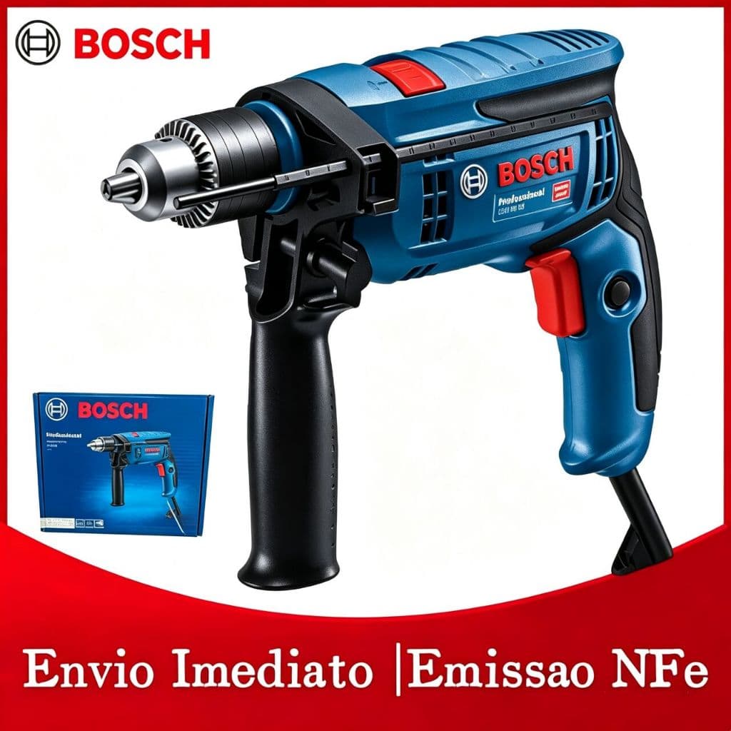 Furadeira De Impacto e parafusadeira Furadeira elétrica Bosch GSB 16 RE1200W 1/2 Profissional