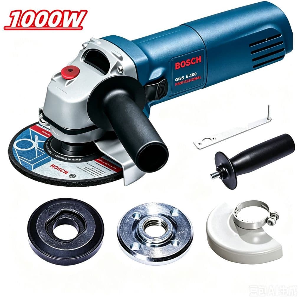 lixadeira esmerilhadeira 1000W elétrica GW6-115 Lixadeira elétricas Genérica Bosch