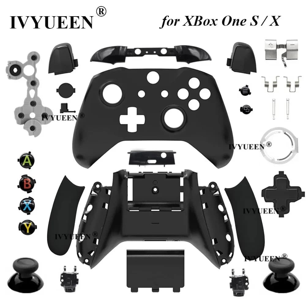 IVYUEEN Substituição Escudo Para Xbox One Sx Controlador Habitação Superior Frente Traseira Caso Placa Frontal Capa RB L