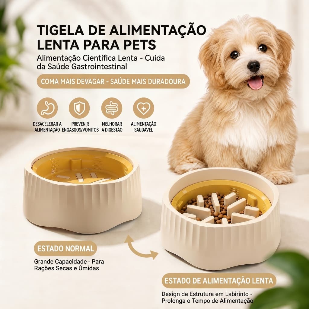 Alimentador Lento De Quebra-Cabeça Interativo Para Cães Médios E Grandes-Treinamento De Qi , Envio Rápido
