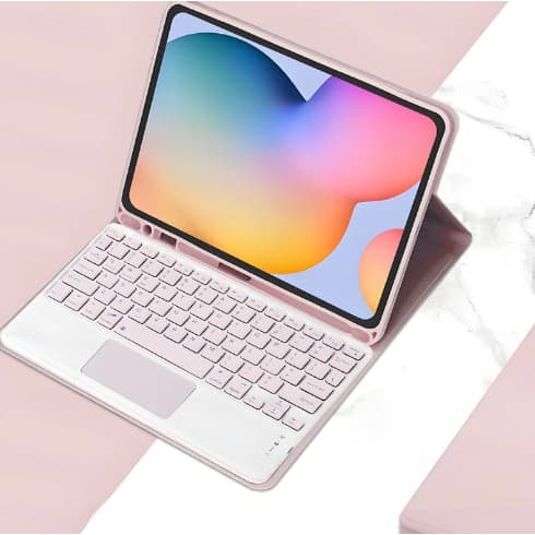 2026 Nova capa protetora/suporte para iPad: compatível com teclado Bluetooth magnético com tela de toque 10.2/10.5/7-9 g