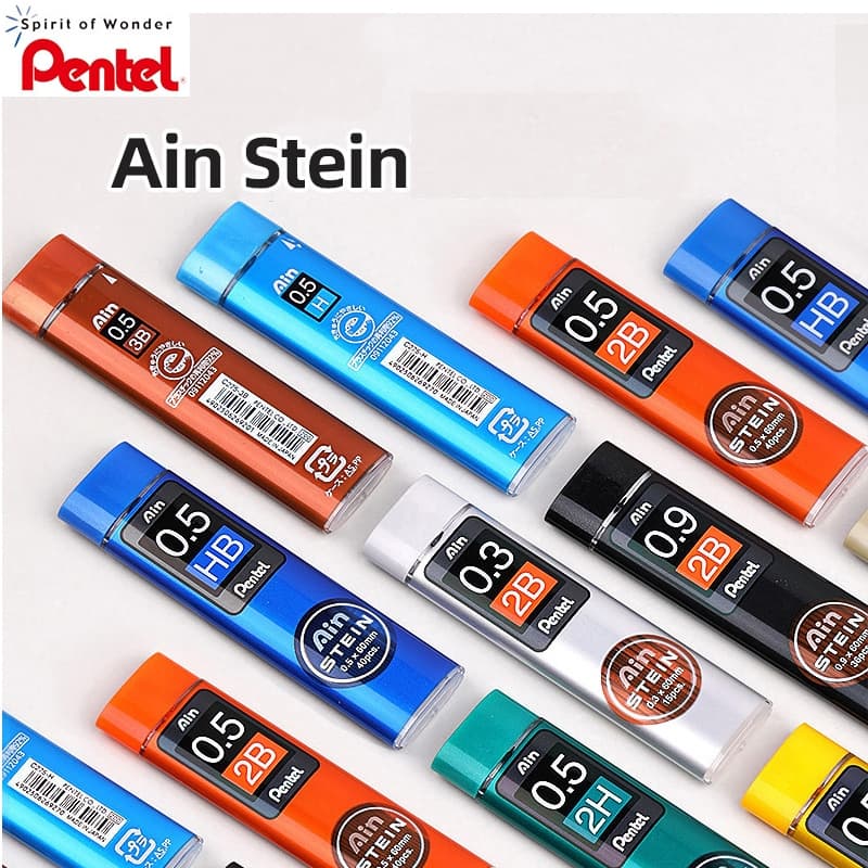 1 Pcs Japão Pentel Ain Stein Lápis Mecânico Chumbo 0.5/0.7mm x 60MM