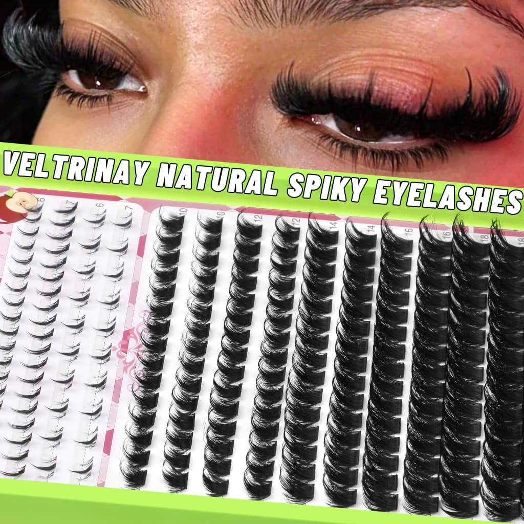 DIY Lash Clusters Bandeja Mista Fofo Cluster Cílios & Inferiores Natural Grosso Extensão Individuais