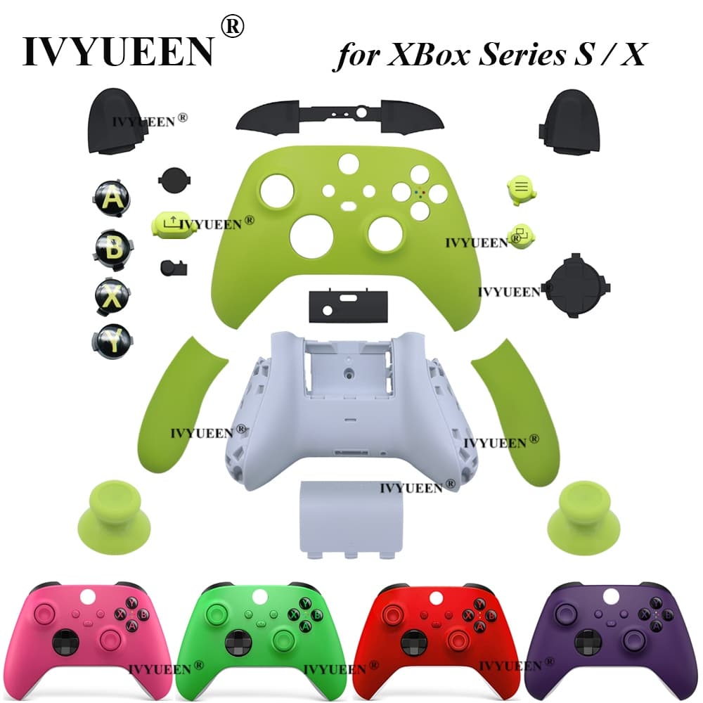 IVYUEEN Capa De Substituição Para Controle De Xbox Series Xs , Frontal XSX XSS RB LB RT LT , Botão De Gatilho