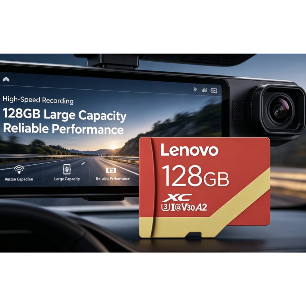 Novo Cartão De Memória MicroSD TF 128GB De Alta Velocidade C10 A2 V30 4K , Adequado Para Gravadores De Condução E Câmera