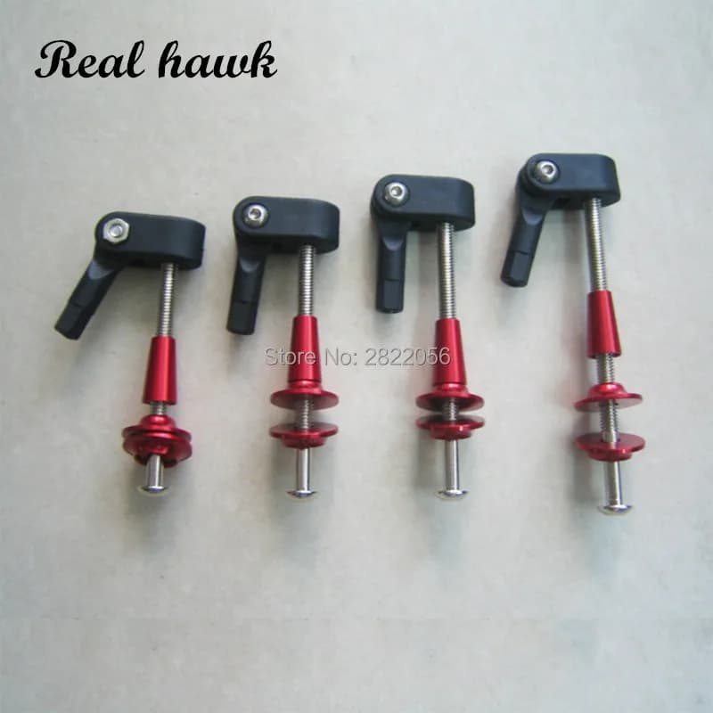 Real Hawk Chifres de Controle Ajustáveis M4 para Avião RC - Conjunto 50/55/60/65mm, Peças Aeromodelo Vermelho