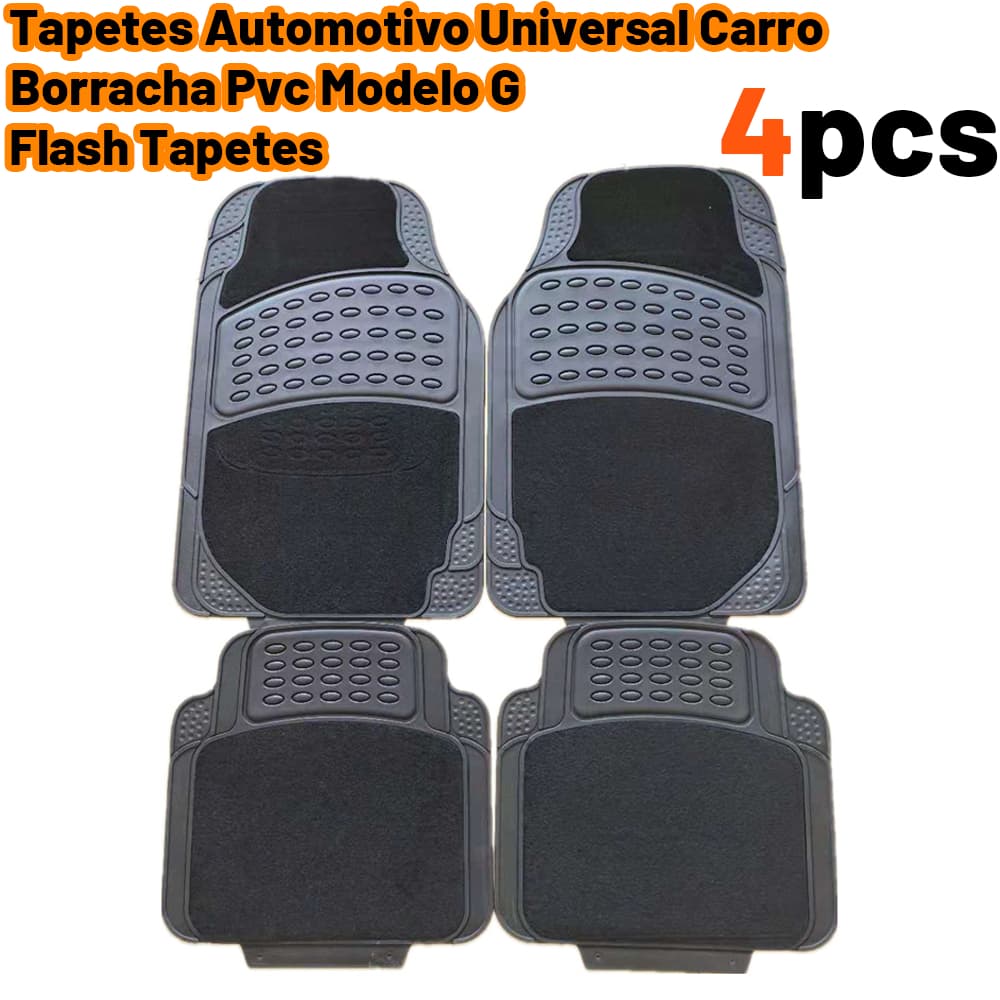 Tapetes Automotivo Universal Carro Borracha Pvc Modelo G Flash Tapetes
