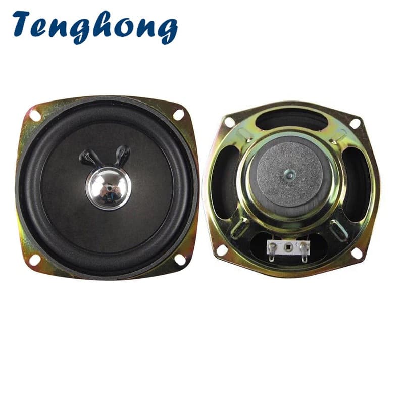Tenghong 2pcs 5 Polegada Alto-Falantes De Áudio 120MM 4Ohm 10W Unidade De Falante De Gama Completa Buzina Para Teclado D