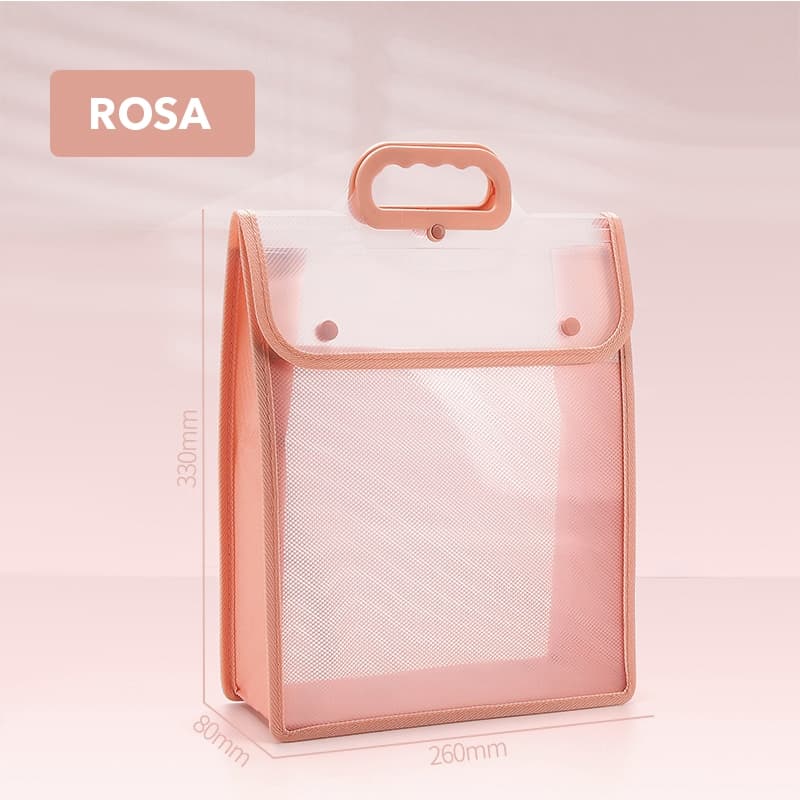 Saco de arquivo transparente de PVC, bolsa especial para exame de estudante de alto valor, bolsa de livro portátil, bols