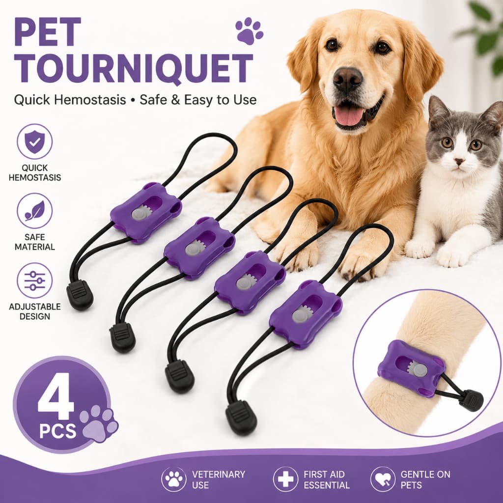 Pets Tourniquet Pocket Traumat Trauma Kit Bandagem Limitando A Restrição Sanguínea Cintas De Hemostasia Para Cães