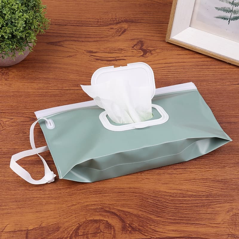 [MYBR] 1 PCS EVA Portátil Snap-Strap Caixa De Tecido Lenços Umedecidos Bolsa Flip Cover Cosmética Acessórios Úteis Para