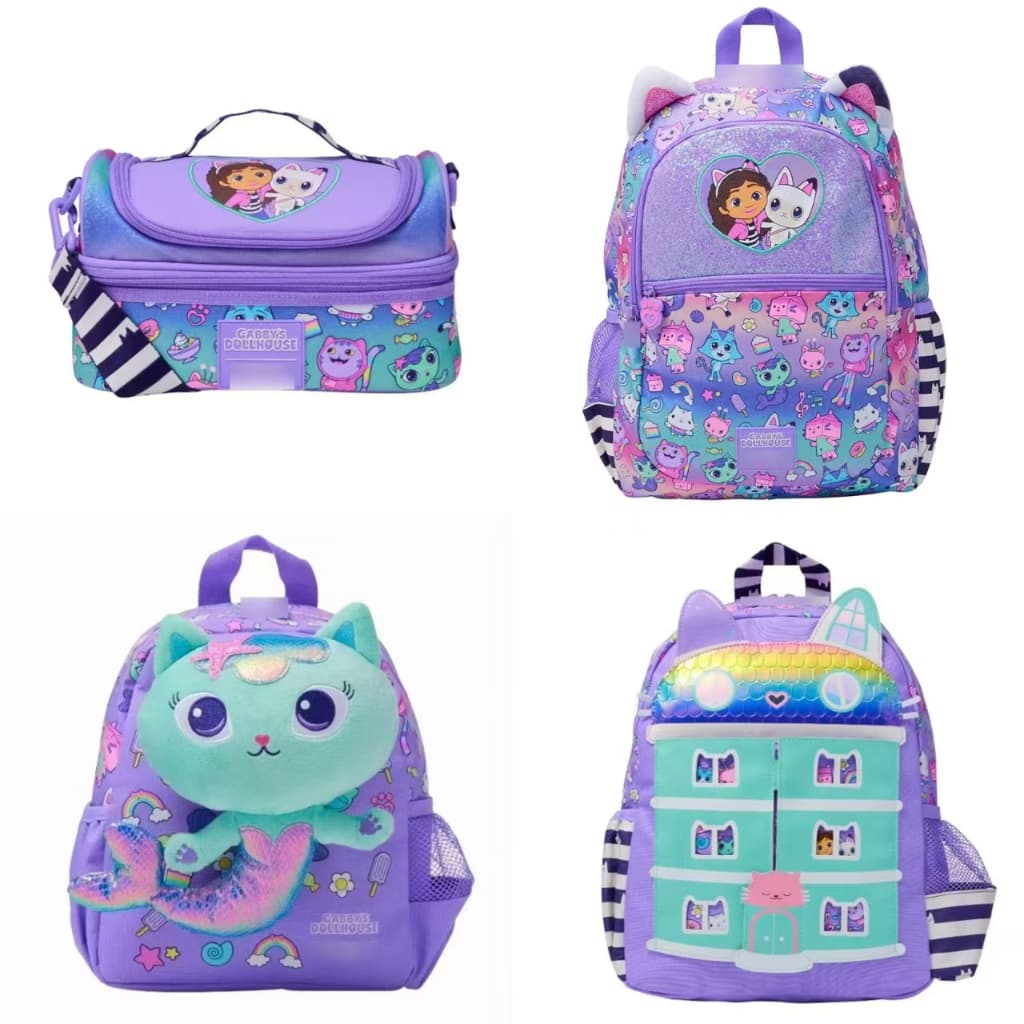 Austrália GabbyDora Mochila Escola Primária Crianças Mochila Impermeável Crianças Saco de Refeição de Camada Dupla Lanch
