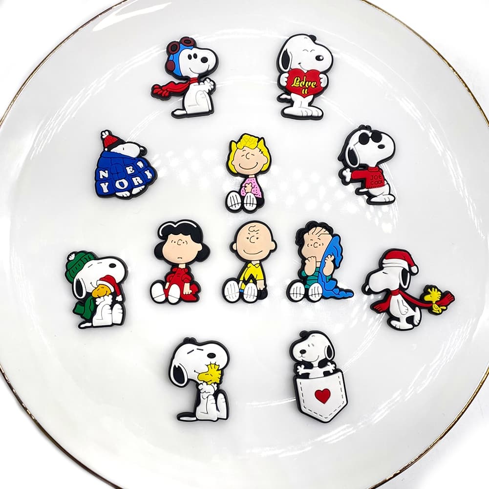 MEIDJ , Amuletos De Sapato , 12 Peças De Tamancos De Cachorro De anime Fofos De Desenho Animado , Acessórios Decorativos
