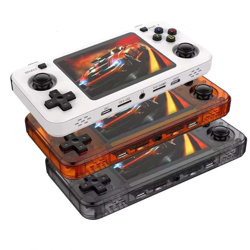 R36H Console Portátil Retrô , Consoles De Jogos Clássicos De Código Aberto , Tela HD IPS De 3.5 Polegadas , Reprodutor D
