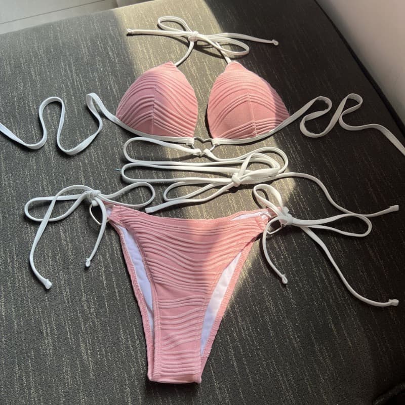 Biquíni Feminino Love Hard Cup Com Cordão E Alça