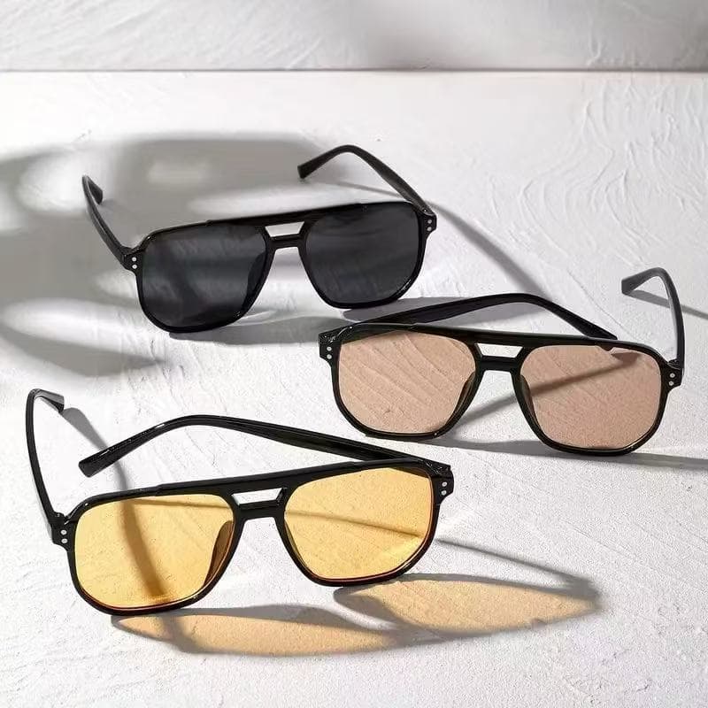 Óculos de sol masculinos e femininos de verão, protetor solar, óculos de sol da moda