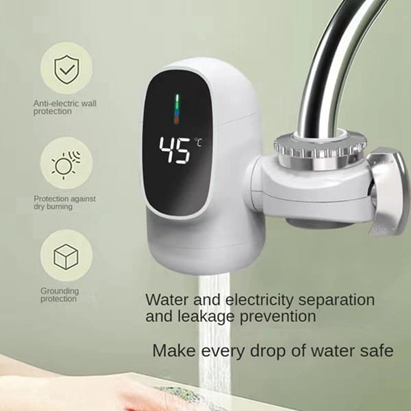 3000W Instant Electric Hot Water Aquecedor Torneira Display Digital Aquecimento De Água Para De Banheiro