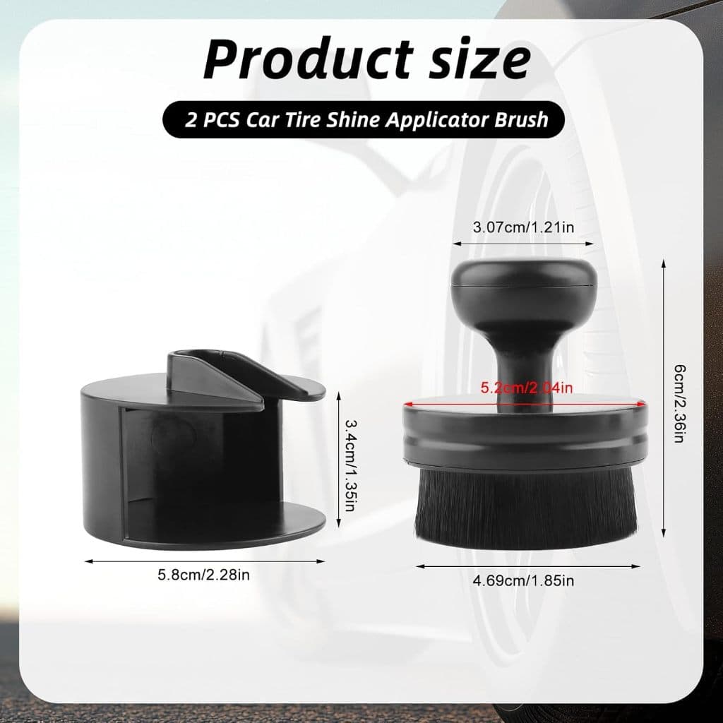 Aplicador de Pneu Pretinho Pincel Soft Acabamento Perfeito Selante Automotivo Rodas
