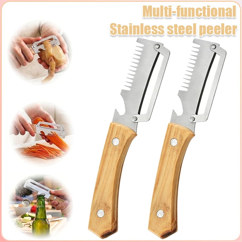 Descascador De Batata Ferramenta Resistente Com Abridor De Garrafa Multifuncional Vegetais Para Cozinha alpilyn3br