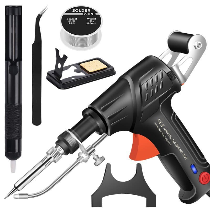 Kit De Pistola De Solda Automática Portátil Elétrica Industrial Ferramenta De Soldagem De Ferro 127V