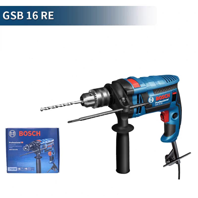Parafusadeira  Furadeira de Impacto 1200W Bosch GSB 16RE Alta potência Com Velocidade Variável