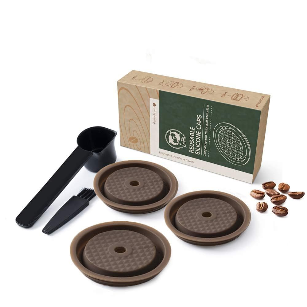 Para Nespresso Vertuo Next Tampa De Silicone Reutilizável Cápsulas De Café , Compatível Com Originais Vertuoline