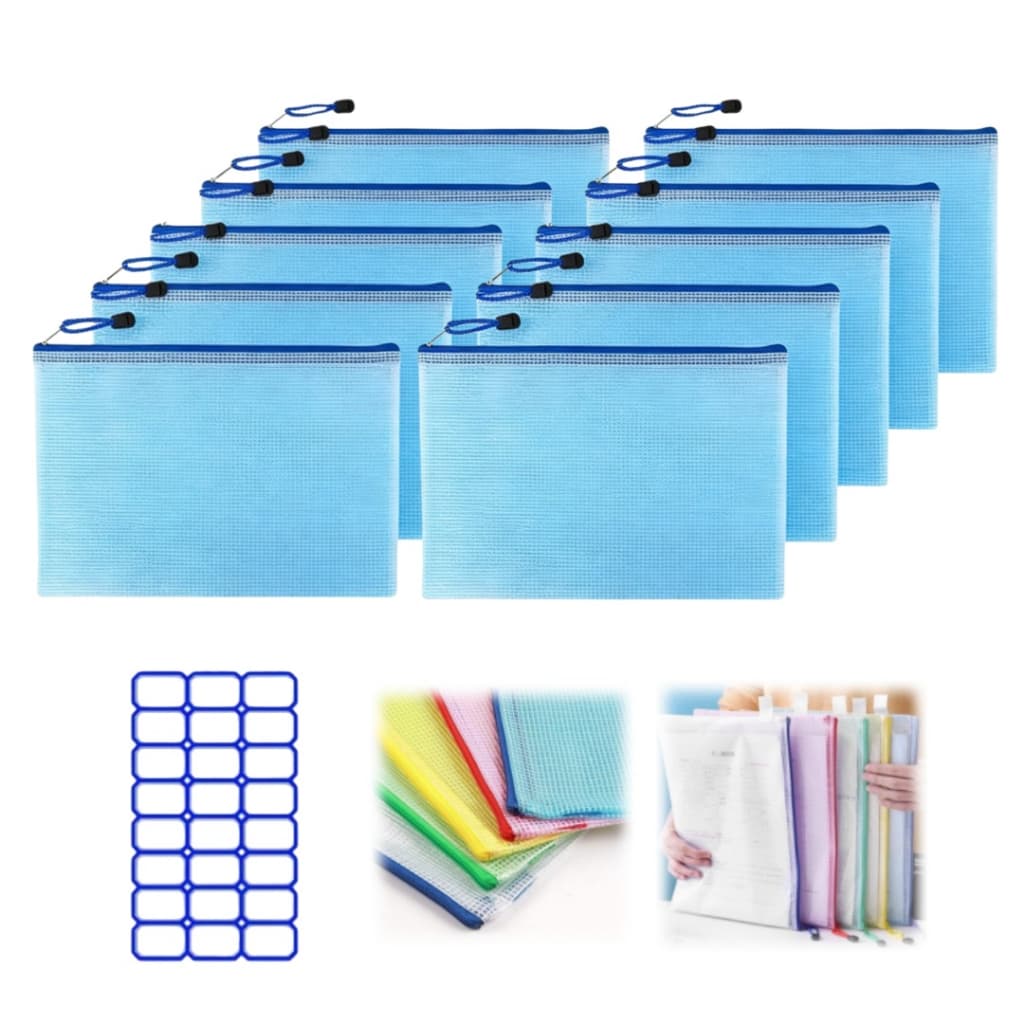 Pasta de armazenamento de Material de PVC, tamanho A4, pode ser usada para armazenar roupas, arquivos, Material escolar,
