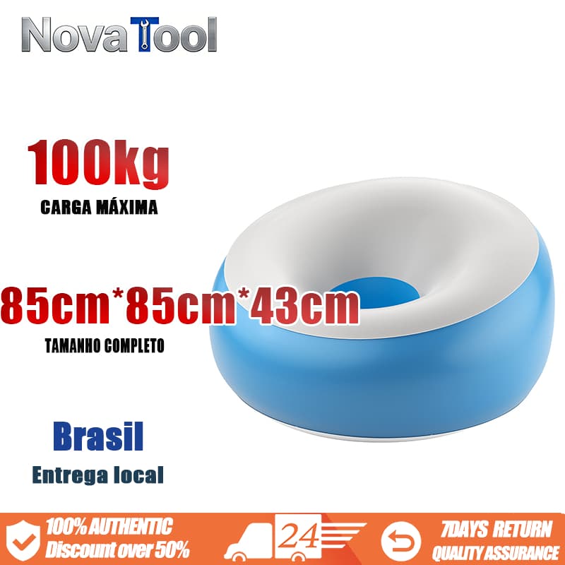 Sofá inflável Mstail para piscina, leve e portátil, perfeito para banhos de sol.