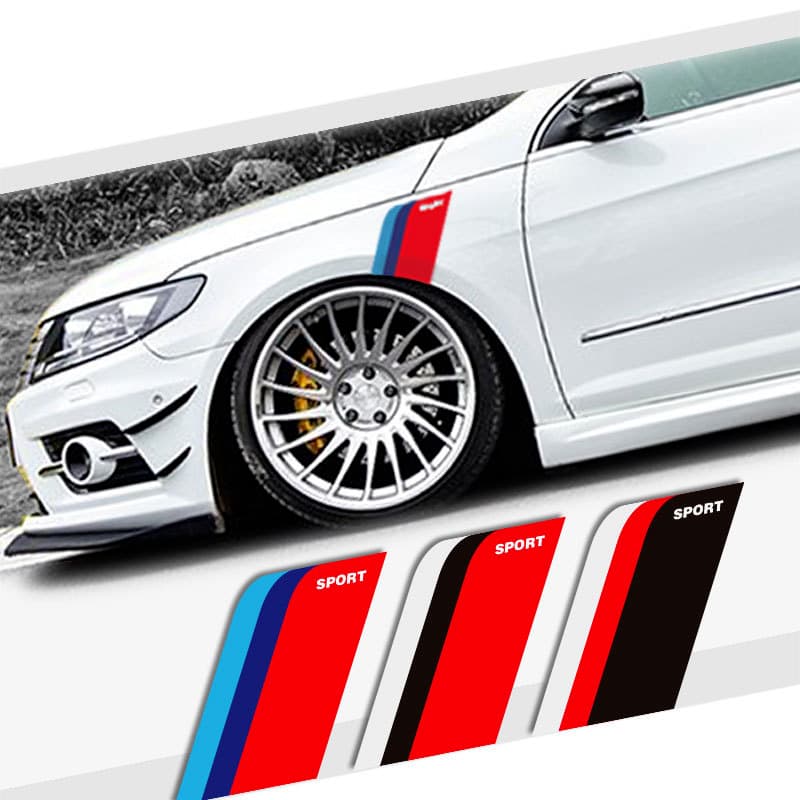 Roda de carro sobrancelha decoração adesivo corpo personalizado modificado esporte Fender bloco Scratch adesivo tira Ant