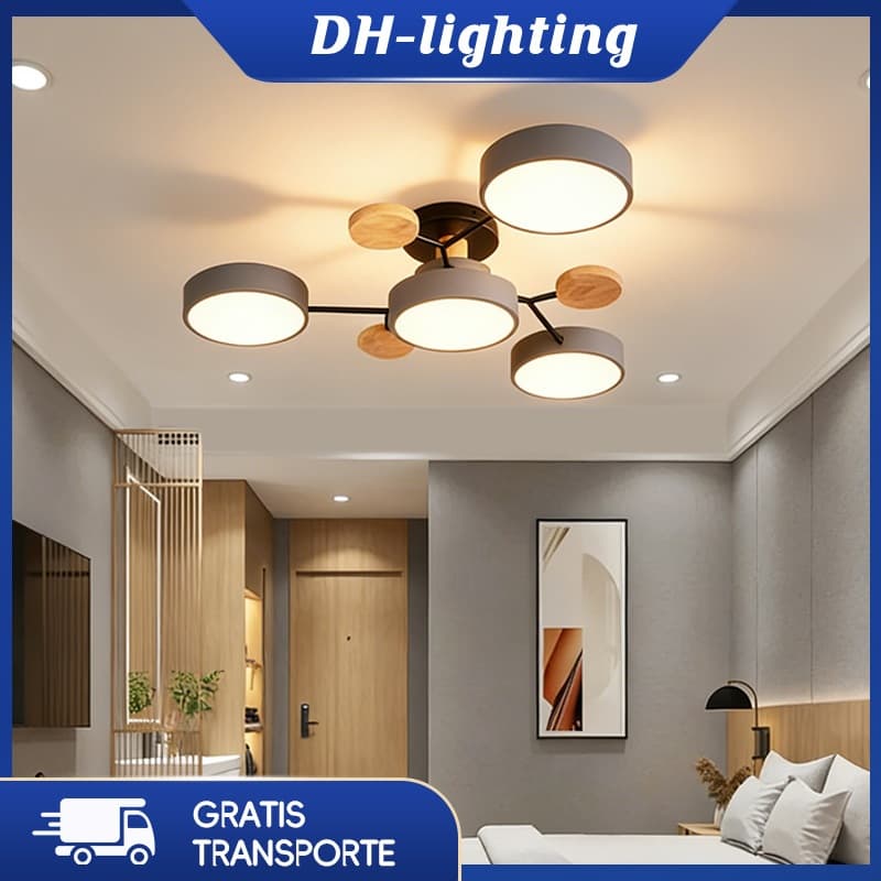 (Com LED) Luz De Teto Para Sala De Estar Moderna E Criativa Quarto