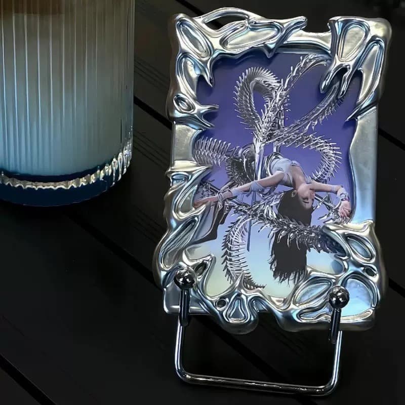 Suprimentos Da Caixa De Armazenamento Do Titular Cartão Fotográfico De Kpop Para A Decoração Suporte , Capa Decorativa