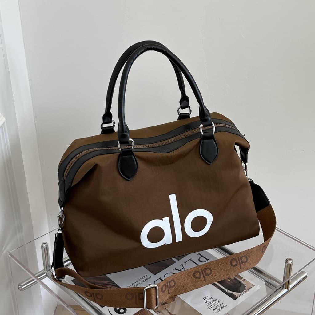 Bolsa de ioga de grande capacidade combinada, bolsa de ombro para viagem, bolsa de ginástica leve e moderna