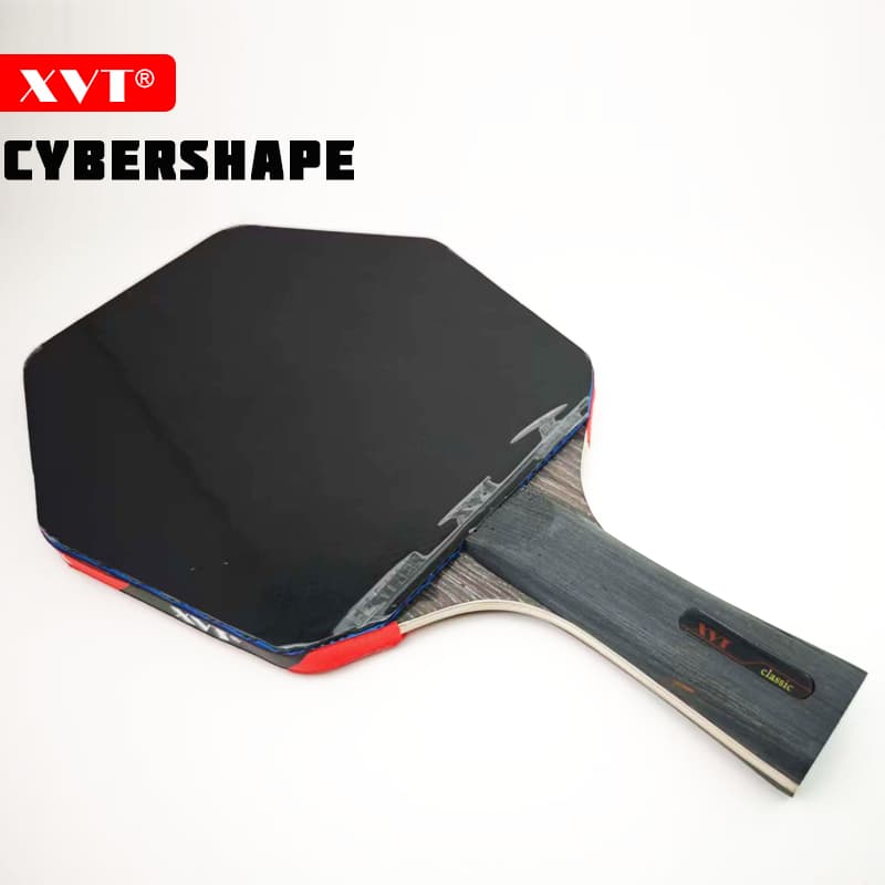 Raquete De Tênis De Mesa De Carbono XVT Cybershape 8 Estrelas/Pingue-Pongue