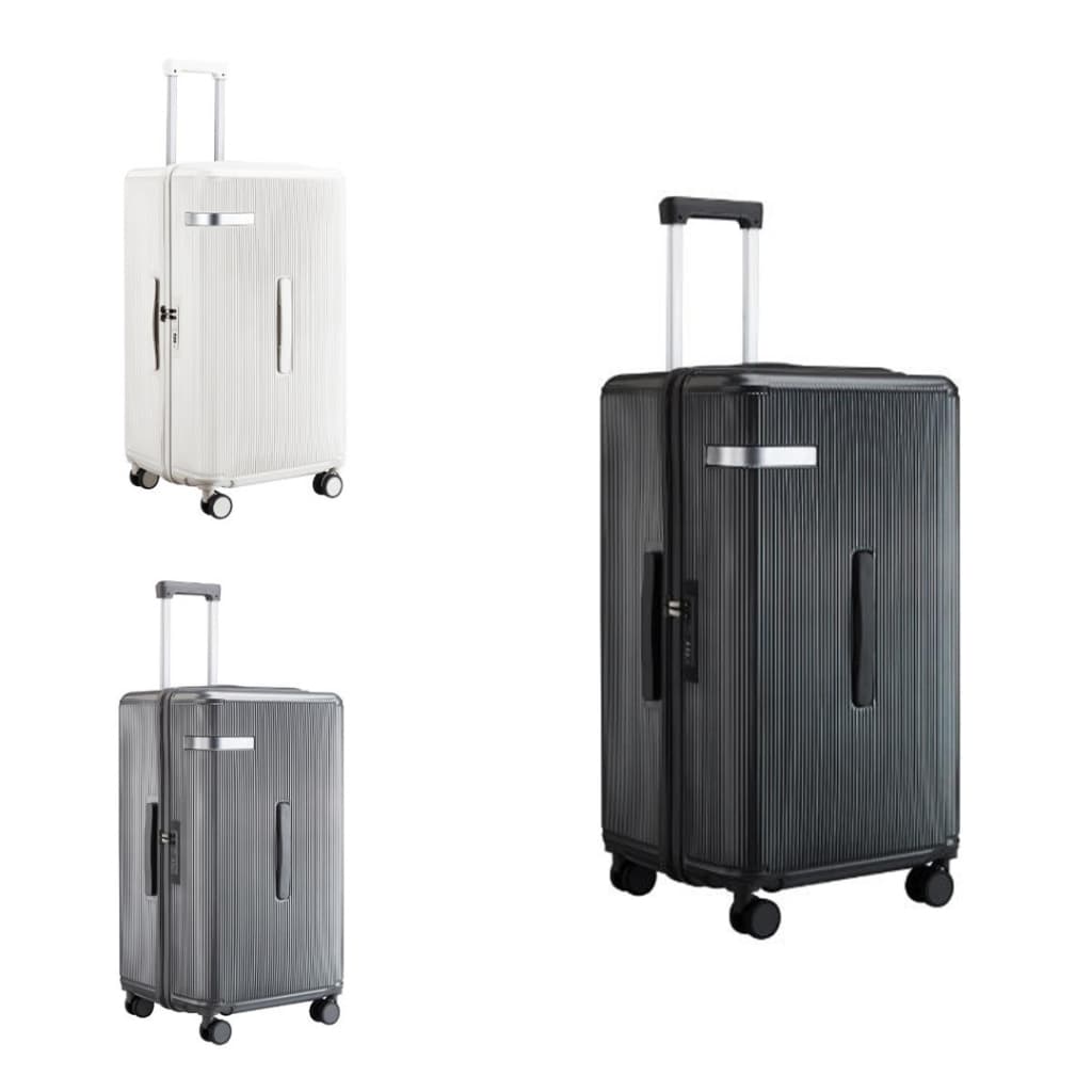 Conjunto De Bagagem Rígida De 20 Polegadas-Policarbonato PC , Expansível , Trava Aprovada Pela TSA , 360 ° Rodas Giratór