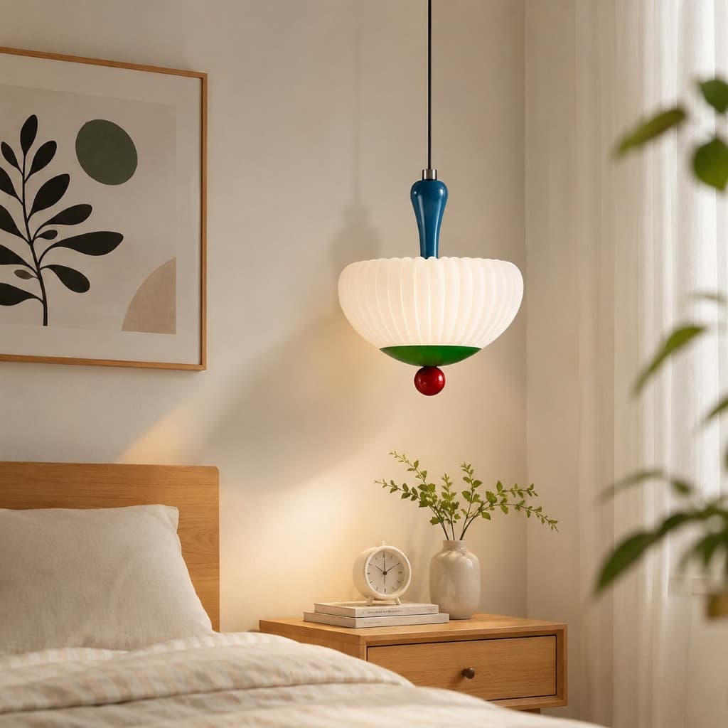 Luminária Pendente Colorida Moderna , Estilo Memphis , Tetos Estéticos LED , Decorativa Para Quartos De Meninos E Menina