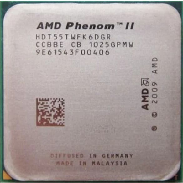 CPU AMD Phenom II X6 1055T 2.8 Ghz Soquete AM3 125 Versão De 95 Watts