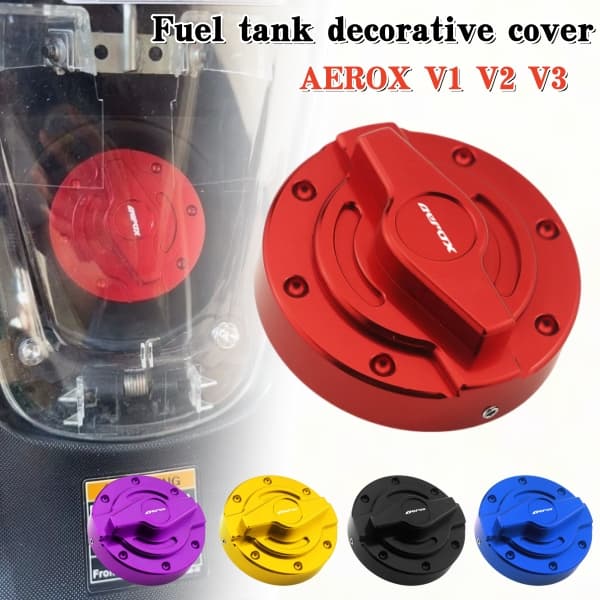 Tampa Da Do Tanque De Combustível De Alumínio CNC Yamaha Aerox V1 V2 V3