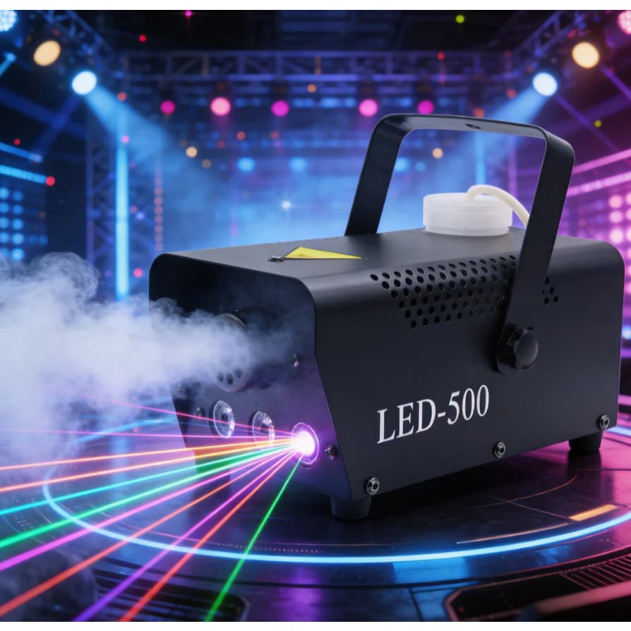 Máquina De Neblina LED Multifuncional , Integrada E Luz , Suporte Para Controle Remoto . Tempo De Trabalho Contínuo Até