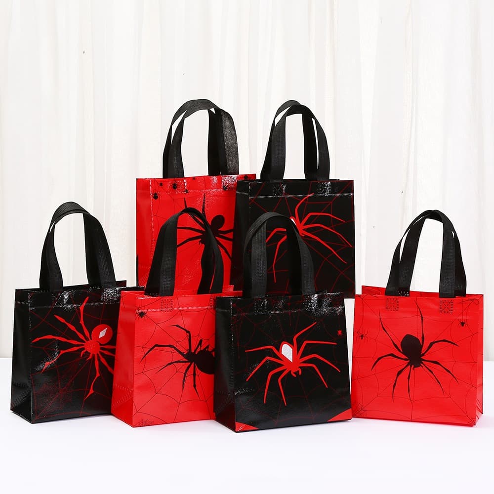 Saco De Não Tecido Dos Desenhos Animados Aranha Crianças Presente Aniversário Festa Guloseimas Brinquedos Bolsa N9306