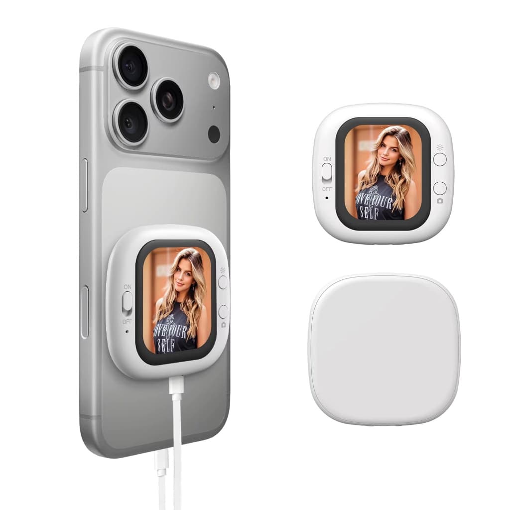 Câmera Traseira Magnética Para Celular , De Vídeo Selfie , Sem Fio , Vlog Mini