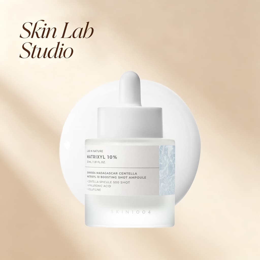 SKIN1004 Matrixyl 10% Boosting Shot Ampoule, Soro Facial com Volufilina e Ácido Hialurônico Hidratante