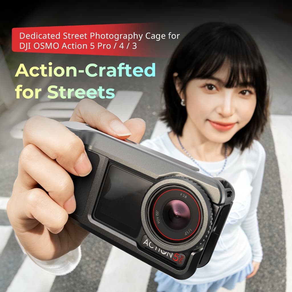 Gaiola Dedicada Para Fotografia De Rua SmallRig DJI Osmo Action 5 Pro/4/3 # 6371