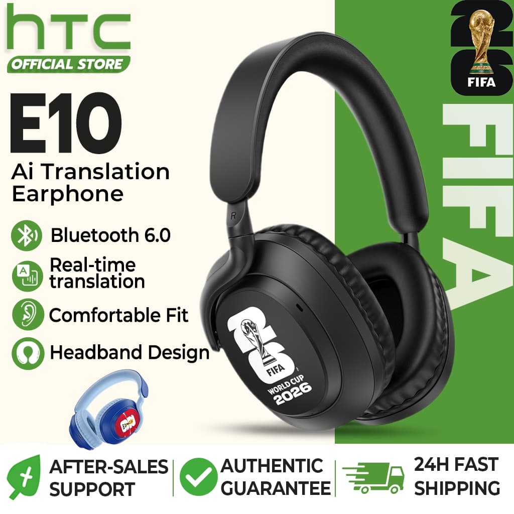 FIFA Copa do Mundo E10 Fone De Ouvido Bluetooth 6.0 Gaming Headset Sem Fio Com Cancelamento De Ruído Microfon
