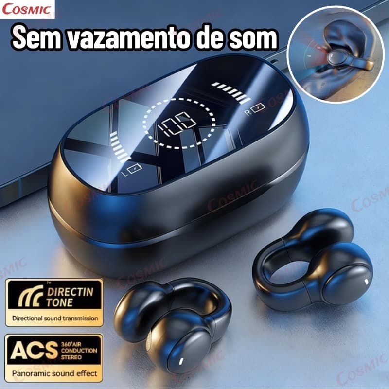 Fone de Ouvido Bluetooth Sem Fio Digital Alta Qualidade Intra Auricular M47
