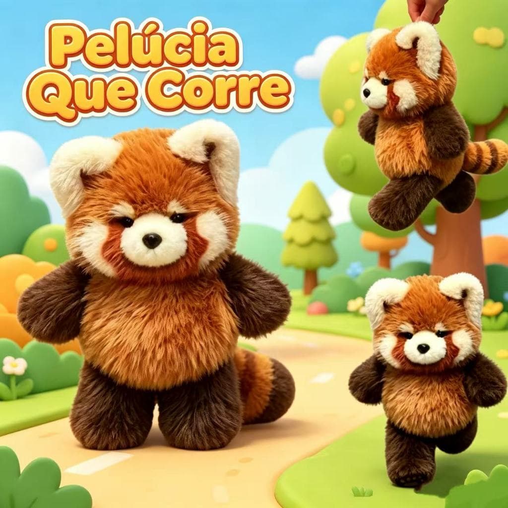 45cm Pelúcia Panda Vermelho Corredor Super Macia  Alta Qualidade Presente Para Meninas
