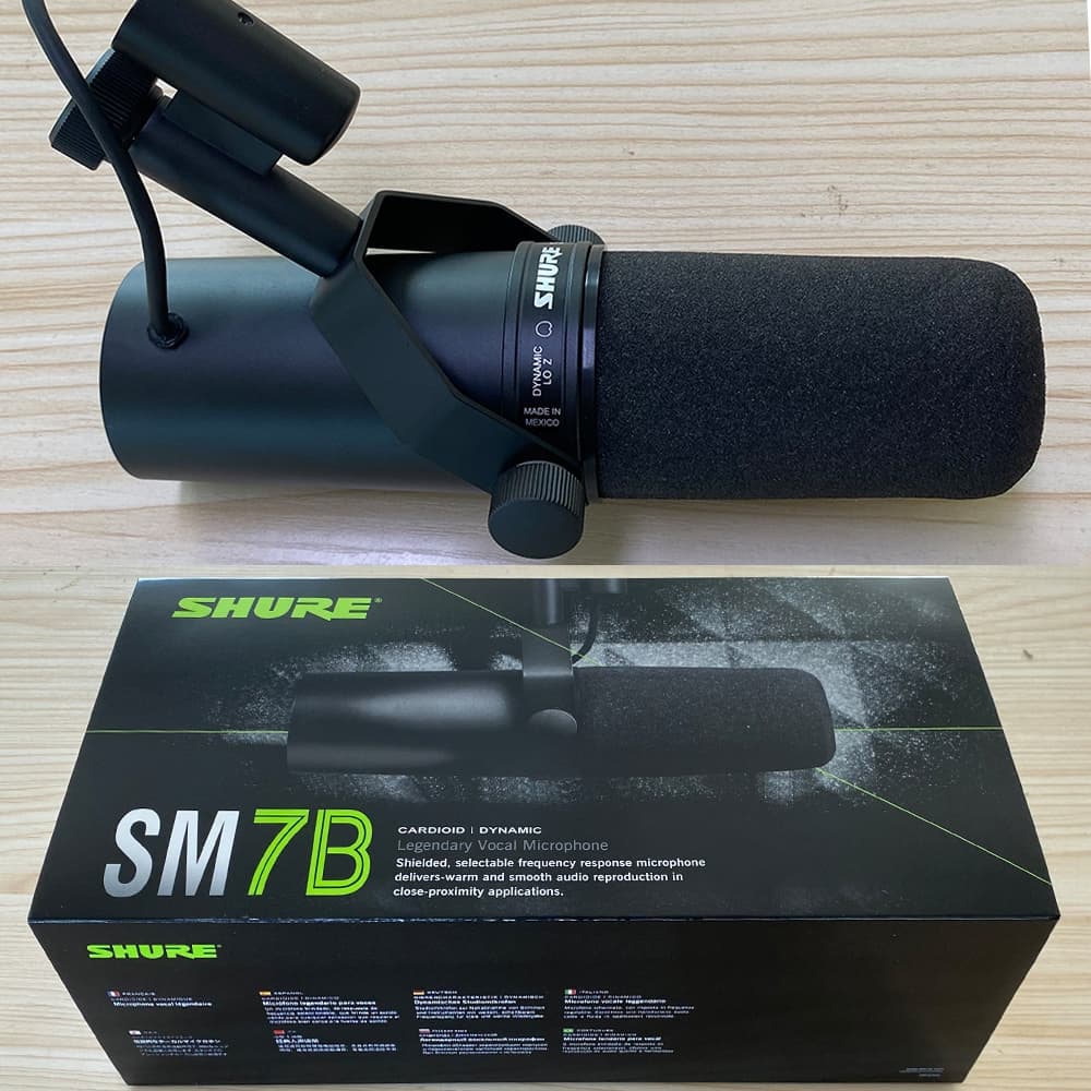 Microfone Vocal SM7B Dinâmico Lendário Para Transmissão De Gravação De Estúdio podcasts