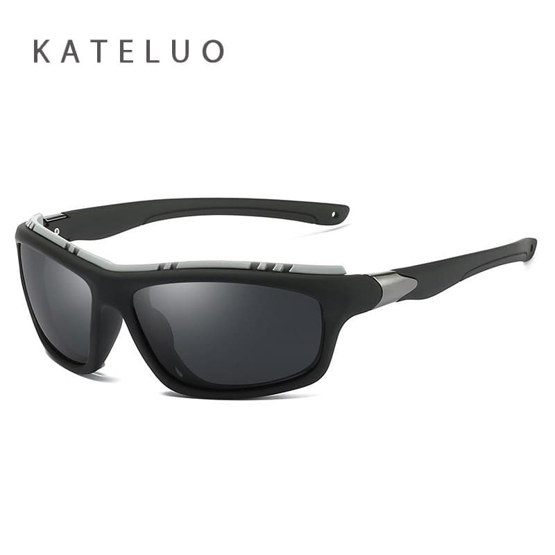 KATELUO Óculos De Sol Esportivos Polarizados Masculinos , Visão Noturna Com Proteção UV , Para Ciclismo F5327