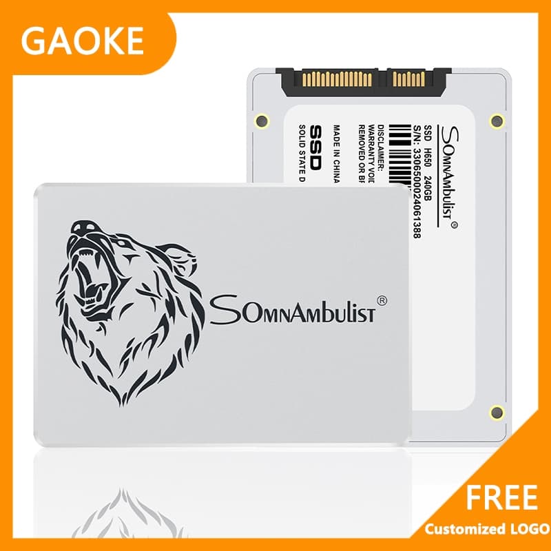 SATA III SSD128GB-480GB de 2.5 polegadas melhora a memória e o espaço de armazenamento